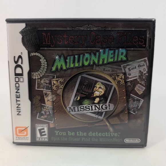 Other - Nintendo DS Mystery Case Files: MillionHeir Million Heir - New Factory Sealed